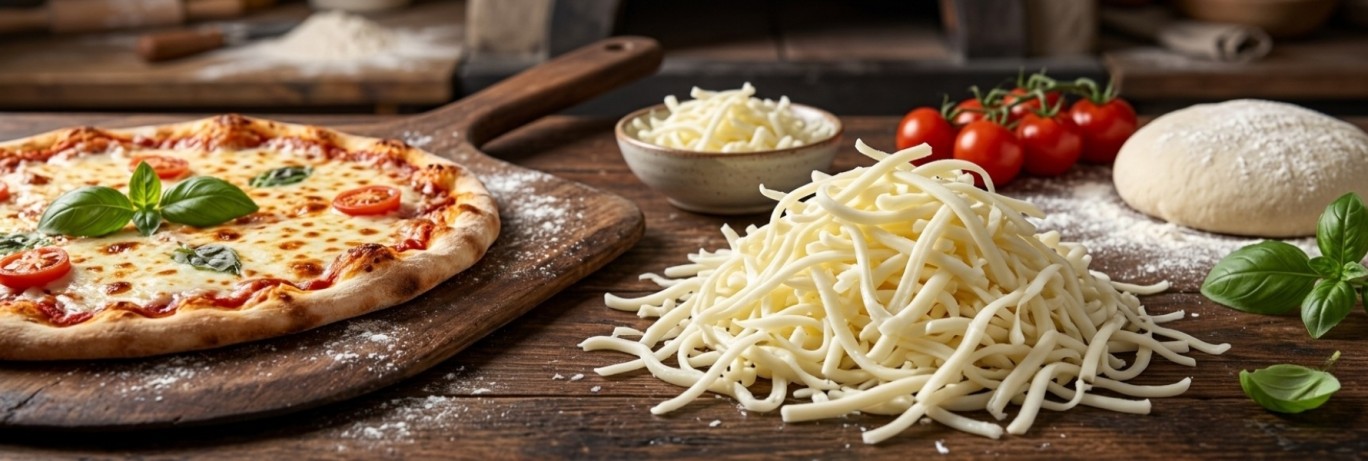 Frozen Pizza Cheese Topping